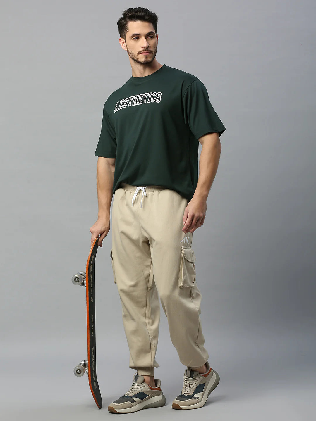Men’s Oversized Cargo Joggers | Baggy Track Pants for Gym & Streetwear