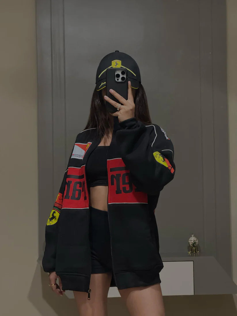 Black Ferrari Scuderia Limited Edition Jacket