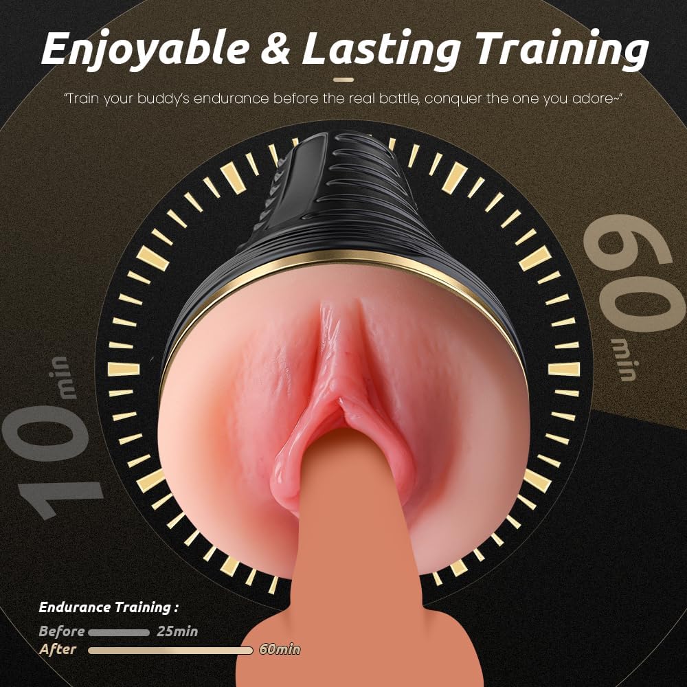 Male Pocket Pussy Vagina Textured Masturbators Sex Machine Toy for Men