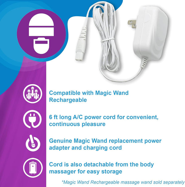 Magic Wand Massager Rechargeable HV-270 – Cordless Multi-Function Variable-Speed Neck Massager with Soft Silicone Head - Personal Massagers for Women