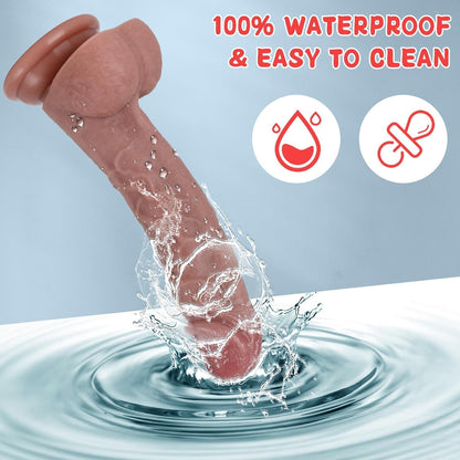 Realistic Dildo for an Unforgettable Lifelike Experience, 7.8 Inch Silicone Dildo